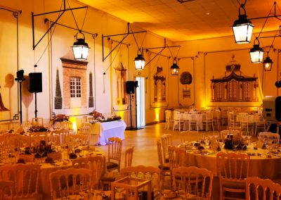 Décoration lumineuse de mariage